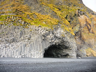 Image showing Basalt cave or cavern