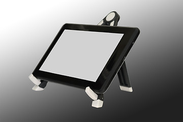 Image showing Touchpad or picture viewer on a stand