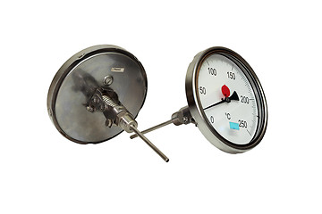 Image showing Industrial thermometer.
