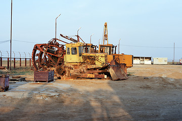 Image showing Large industrial excavators