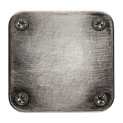 Image showing Metal plate