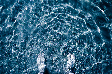 Image showing Blue water