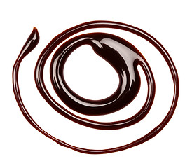 Image showing Chocolate swirl
