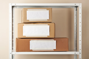 Image showing Cardboard boxes