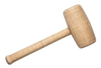 Image showing Wooden hammer