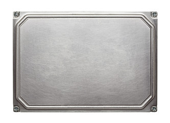 Image showing Metal plate