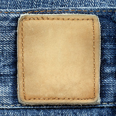 Image showing Jeans label