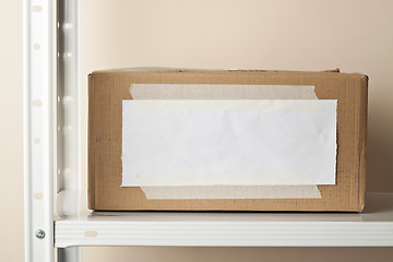 Image showing Cardboard box