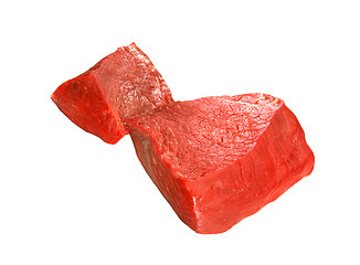 Image showing fresh meat on slice