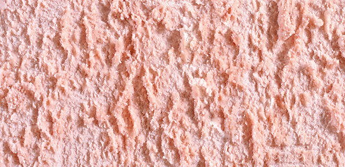 Image showing Macro strawberry ice cream