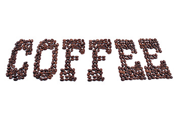 Image showing Background with coffee beans