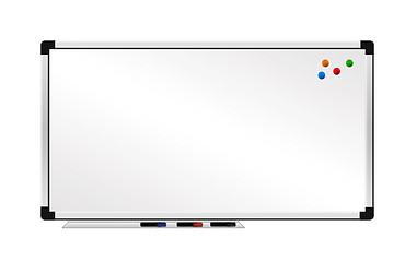 Image showing Blank billboard on white background