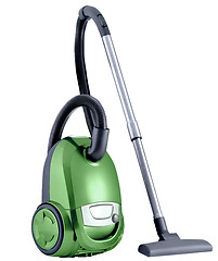 Image showing Vacuum cleaner isolated on the white background