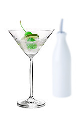 Image showing cocktail shaker and glass