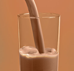 Image showing Chocolate milk