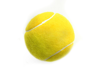 Image showing Tennis ball isolated on white