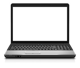 Image showing Laptop isolated on white