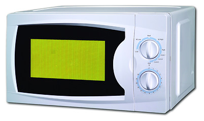 Image showing Image of the microwave oven on a white background