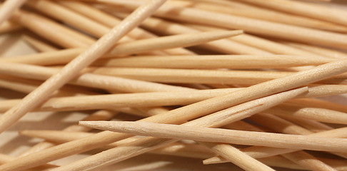 Image showing toothpicks background