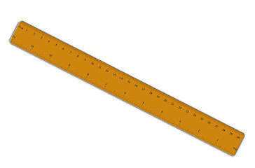 Image showing ruler isolated