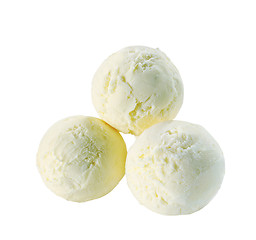 Image showing scoop of vanilla ice cream