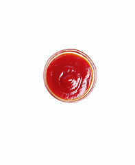 Image showing tomato sauce in glass bowl