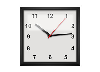 Image showing time concept with watch or clock on white wall