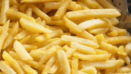 Image showing fried potatoes closeup