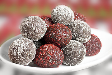 Image showing Close up of Coconut Balls