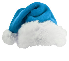 Image showing christmas santa hat cut out from white background