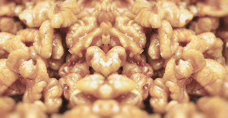 Image showing walnuts background