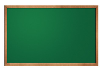 Image showing old blank blackboard