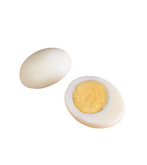 Image showing Shell boiled egg isolated