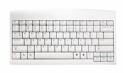 Image showing Keyboard isolated on white
