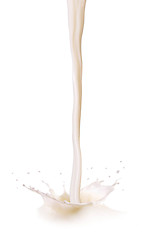 Image showing Pouring milk splash