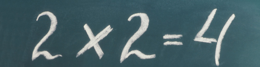 Image showing A chalkboard on white with 