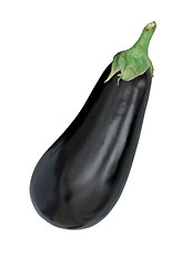 Image showing eggplant on a white background