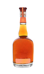 Image showing Brandy bottle isolated on a white background