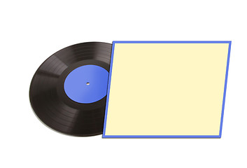 Image showing vinyl old lp disc