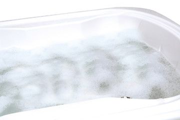 Image showing bath tube with bubbles