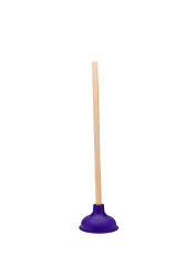 Image showing Big plunger isolated on white background