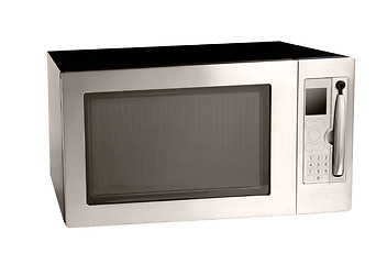 Image showing microwave oven oven shot over white