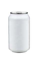Image showing blank soda can with white background