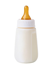 Image showing Bottle with milk for a baby