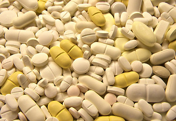 Image showing Medical pills and tablets