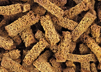 Image showing Many small salty dried rusks