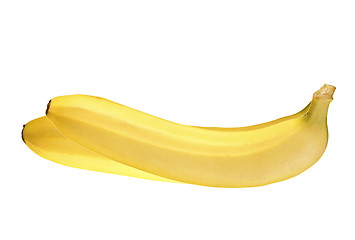 Image showing Two mature bananas