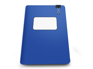 Image showing Blue Folder
