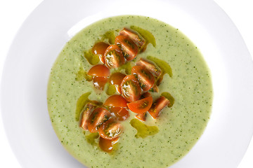 Image showing caldo verde , green soup