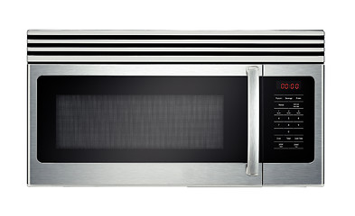 Image showing microwave oven isolated